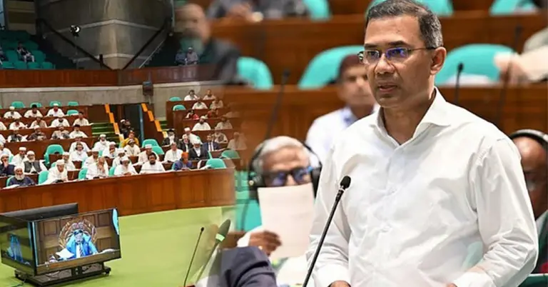 সংসদে প্রধানমন্ত্রী তারেক রহমান